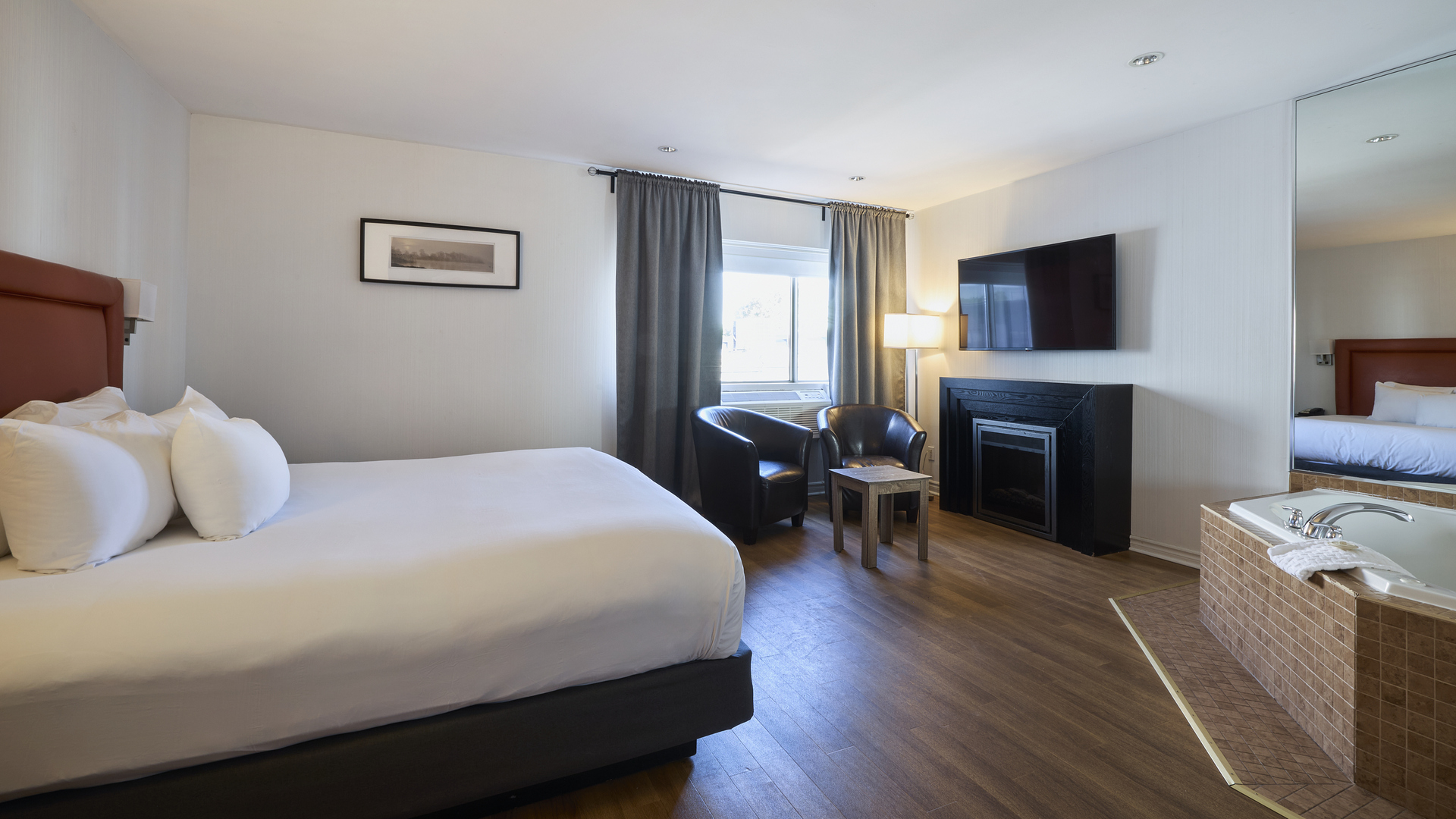 Chambre à 2 grands lits (Queen) avec porte extérieur